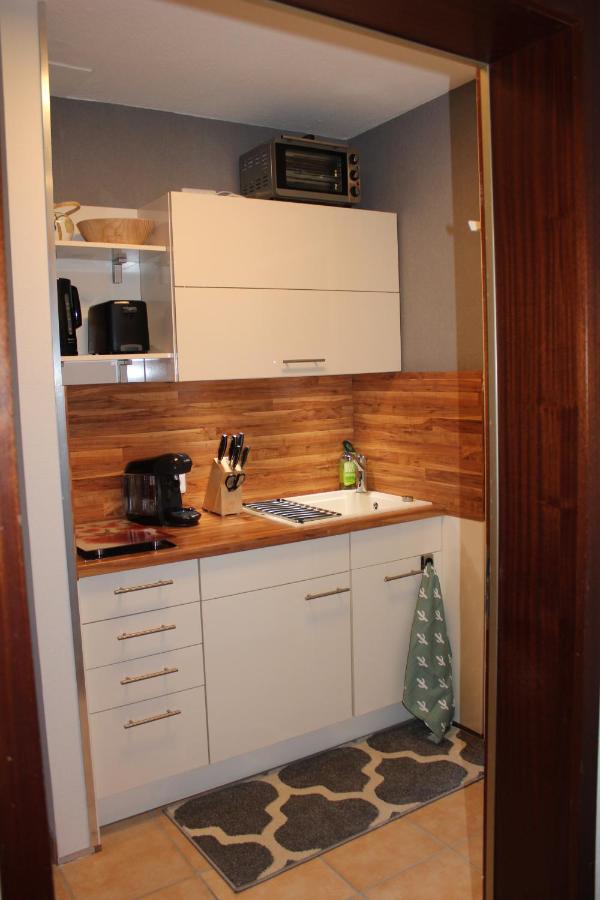 1-Zimmer-Apartment mit großem Balkon Schönwalde Exterior foto